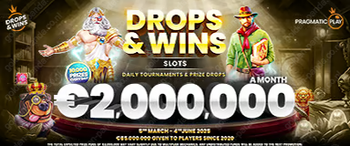 Drops & Wins: € 2 miljoen aan prijzenpotten en geldbeloningen!